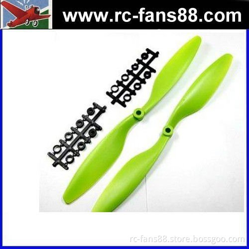 10x 45 Propeller Set green
